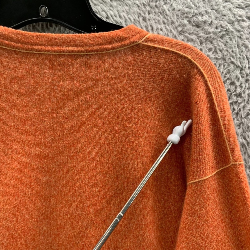 DALMINE Sweater Mens Size 52 Pullover Cashmere Orange* - Picture 6 of 9